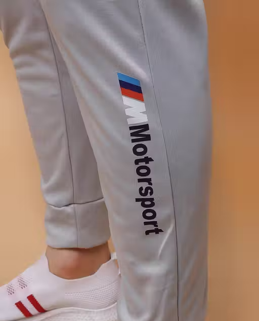 Premium Light Grey Jogger Track Pants for Men – Stylish & Comfortable Activewear - Image 3