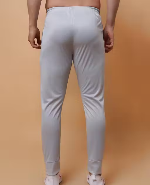 Premium Light Grey Jogger Track Pants for Men – Stylish & Comfortable Activewear - Image 4