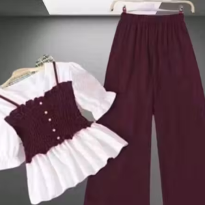 Trendying Fashionable Stylish Unique Beautiful 2PC Top & Bottom Set for Kids