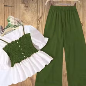 Trendying Fashionable Stylish Unique Beautiful 2PC Top & Bottom Set for Kids