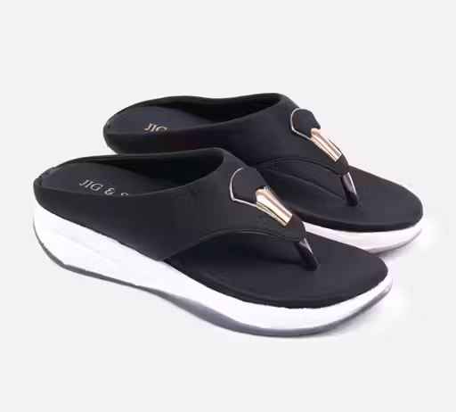 Women Canvas Heels & Sandals (Open Back) - Image 2