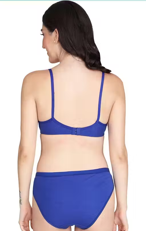 Solid Fancy Women Bra Panty Sets – Lingerie Set (Pack of 4) - Image 3