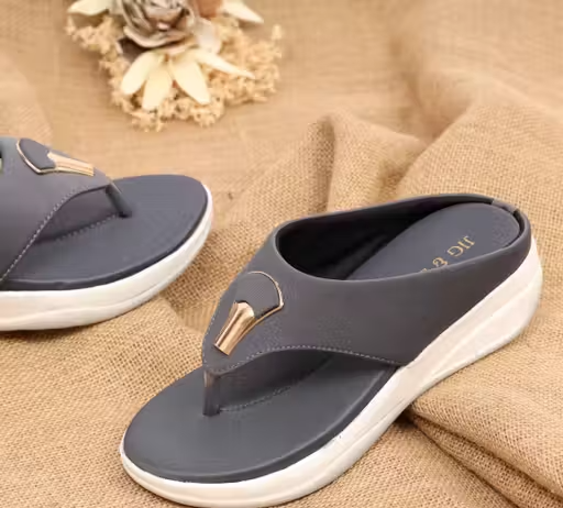 Women Canvas Slip-On Heels & Sandals