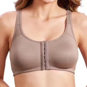 Women Cotton Lycra Full Coverage Seamless Front Open Non-Padded Non-Wired Bra