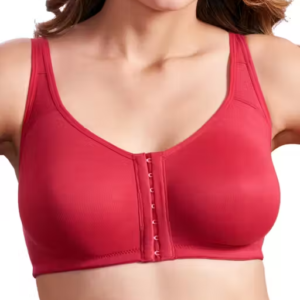 Women Cotton Lycra Full Coverage Seamless Front Open Non-Padded Non-Wired Bra