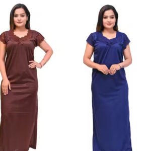 Attractive Women Satin Nightdresses – Pack of 2