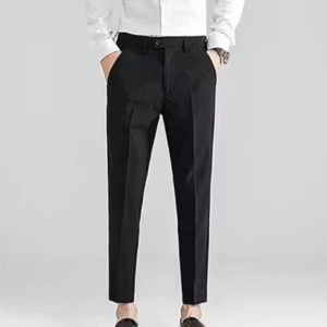 Men's Black Formal Trousers Pants