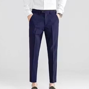 Men's Blue Formal Trousers Pants