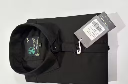 Men’s Black Shirt with Pocket - Image 2