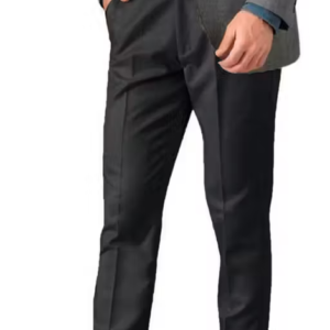 Men's Black Formal Trousers Pants