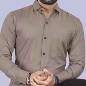Boninos Men Solid Casual Shirt with Front Pocket