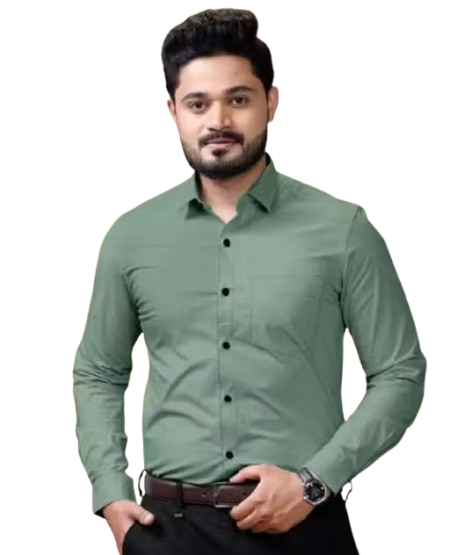 Stylish Regular Fit Cotton Blend Shirt for Men - Image 3