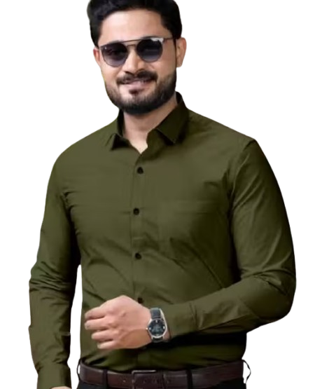 Stylish Regular Fit Cotton Blend Shirt for Men