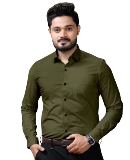 Stylish Regular Fit Cotton Blend Shirt for Men - Image 3