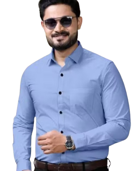 Stylish Regular Fit Cotton Blend Shirt for Men - Image 2