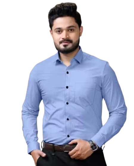 Stylish Regular Fit Cotton Blend Shirt for Men - Image 3