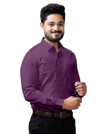 Stylish Regular Fit Cotton Blend Shirt for Men - Image 2