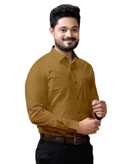 Stylish Regular Fit Cotton Blend Shirt for Men - Image 2