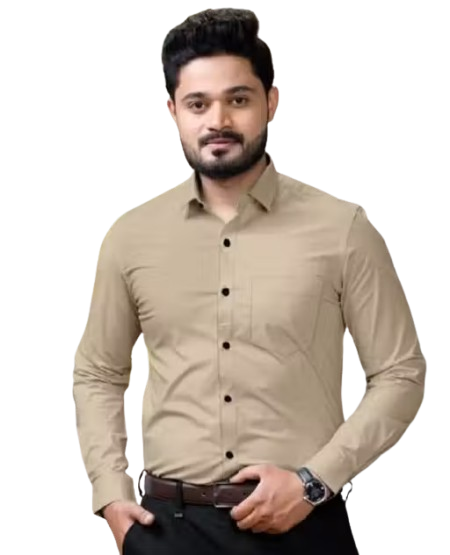 Stylish Regular Fit Cotton Blend Shirt for Men - Image 3