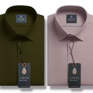 Plus Size Full Sleeve Solid Shirts Combo for Men