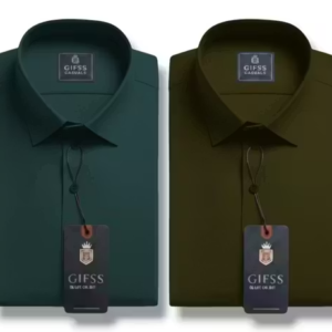Plus Size Full Sleeve Solid Shirts Combo for Men