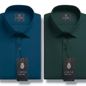 Plus Size Full Sleeve Solid Shirts Combo for Men