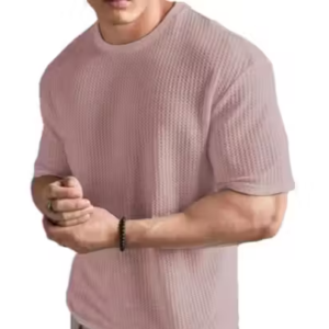 Men Cotton Striped Half Sleeve T-Shirt