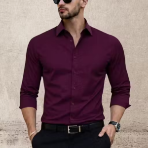 Trendy Solid Plain Shirt for Men