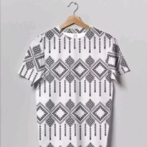 Men Digital Printed Polyester Half Sleeve T-Shirt