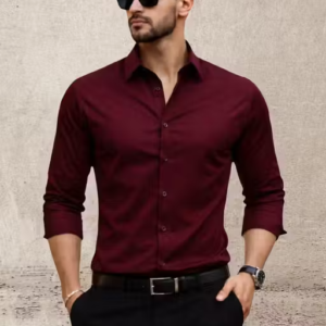 Trendy Solid Plain Shirt for Men