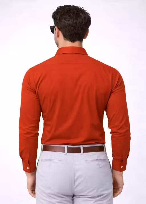Trendy Solid Plain Shirt for Men - Image 3