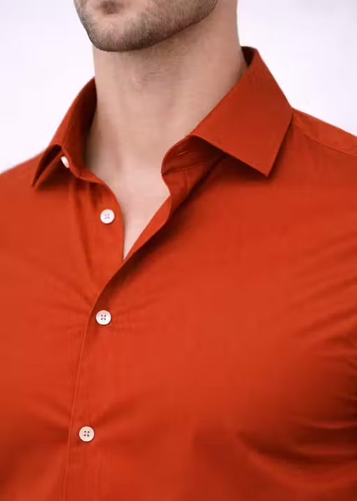 Trendy Solid Plain Shirt for Men - Image 4