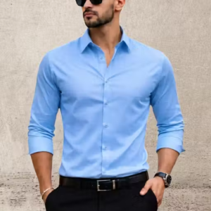Trendy Solid Plain Shirt for Men