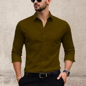 Trendy Solid Plain Shirt for Men
