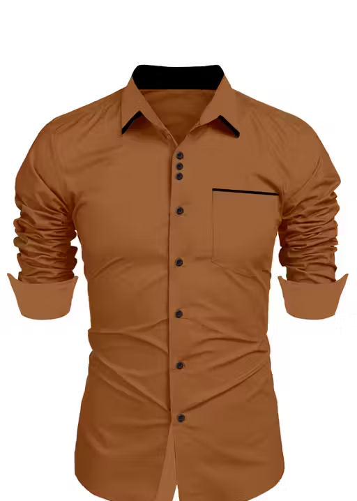 Stylish Solid Full Sleeve Shirt for Men - Image 2