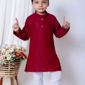 Sequence Kurta Pyjama Boys Festive & Party Dress (Mehendi)