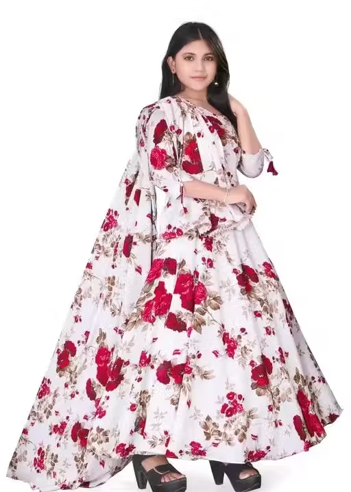 Trendy Printed Frock & Dress for Girls - Image 2