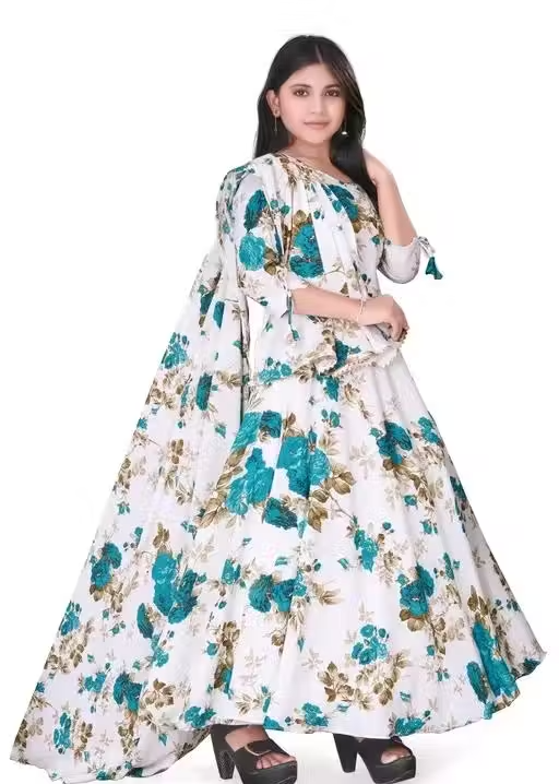 Trendy Printed Frock & Dress for Girls - Image 2