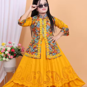 Party Wear Nayra Style Dress for Girls