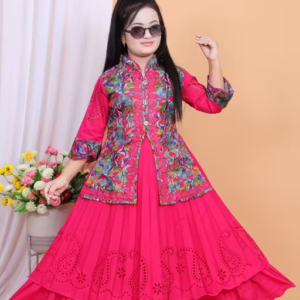 Party Wear Nayra Style Dress for Girls
