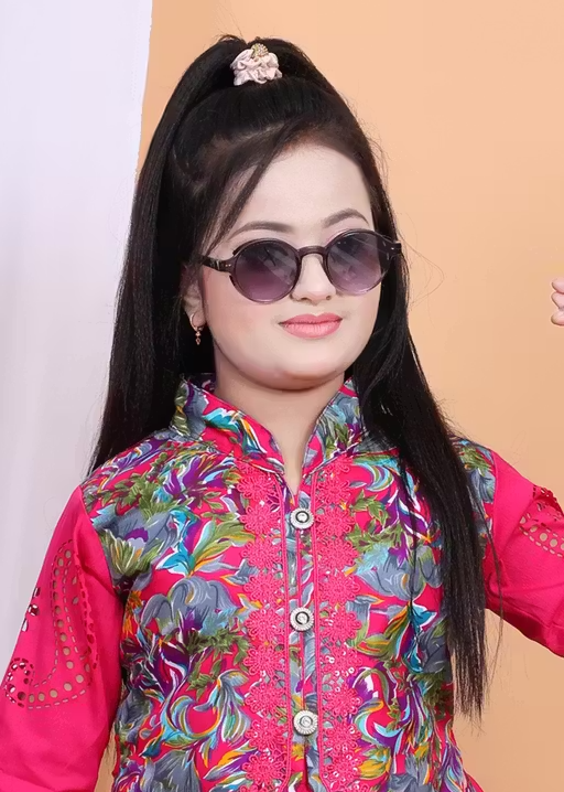 Party Wear Nayra Style Dress for Girls - Image 3