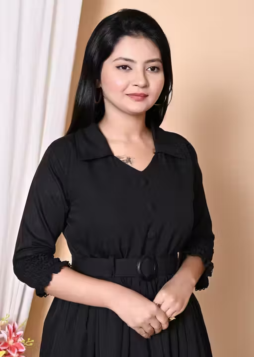 Western Dress for Women | A-Line Midi Dress - Image 4
