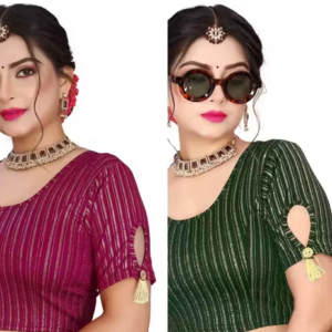 Pack of 2 Party Wear Printed Blouse for Women