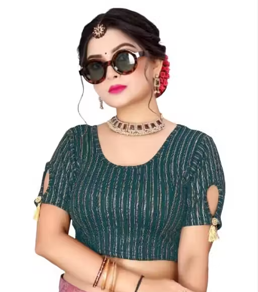 Pack of 2 Party Wear Printed Blouse for Women - Image 2