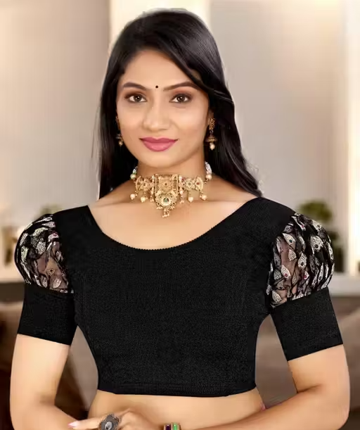 Trendy Stretchable Lycra Blouse