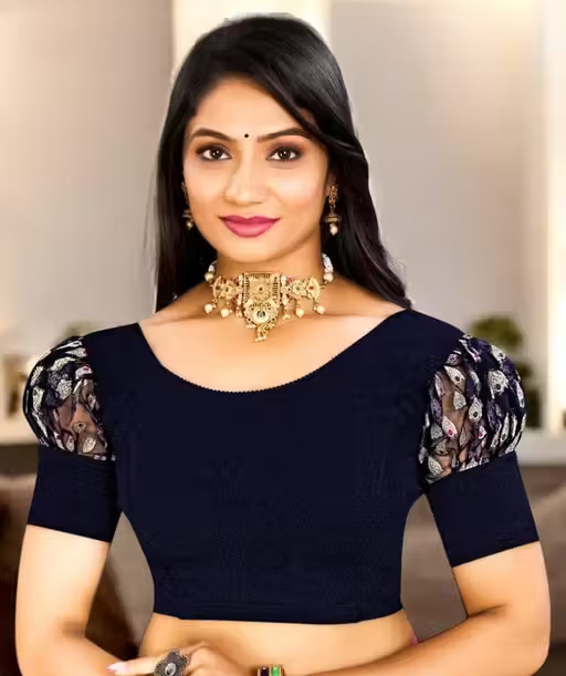 Trendy Stretchable Lycra Blouse