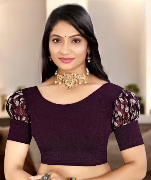 Trendy Stretchable Lycra Blouse