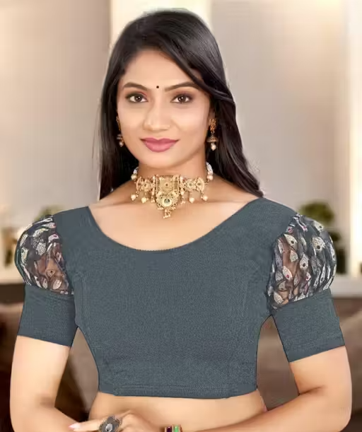 Trendy Stretchable Lycra Blouse