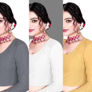 Pack of 3 Party Wear Printed Blouse for Women