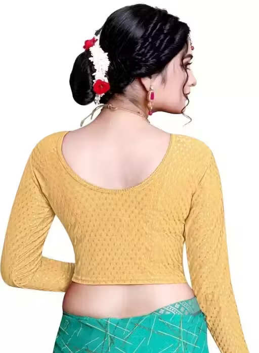 Pack of 3 Party Wear Printed Blouse for Women - Image 3
